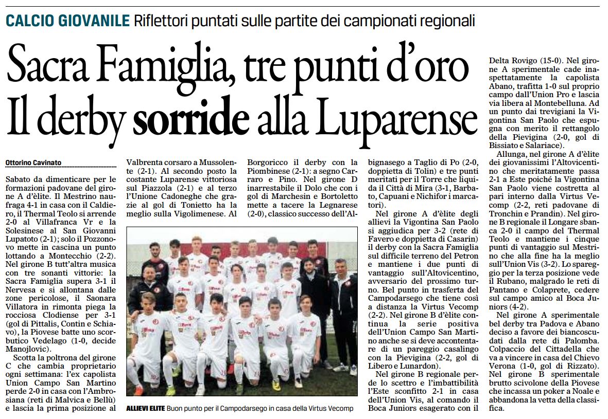 allievi gazzettino
